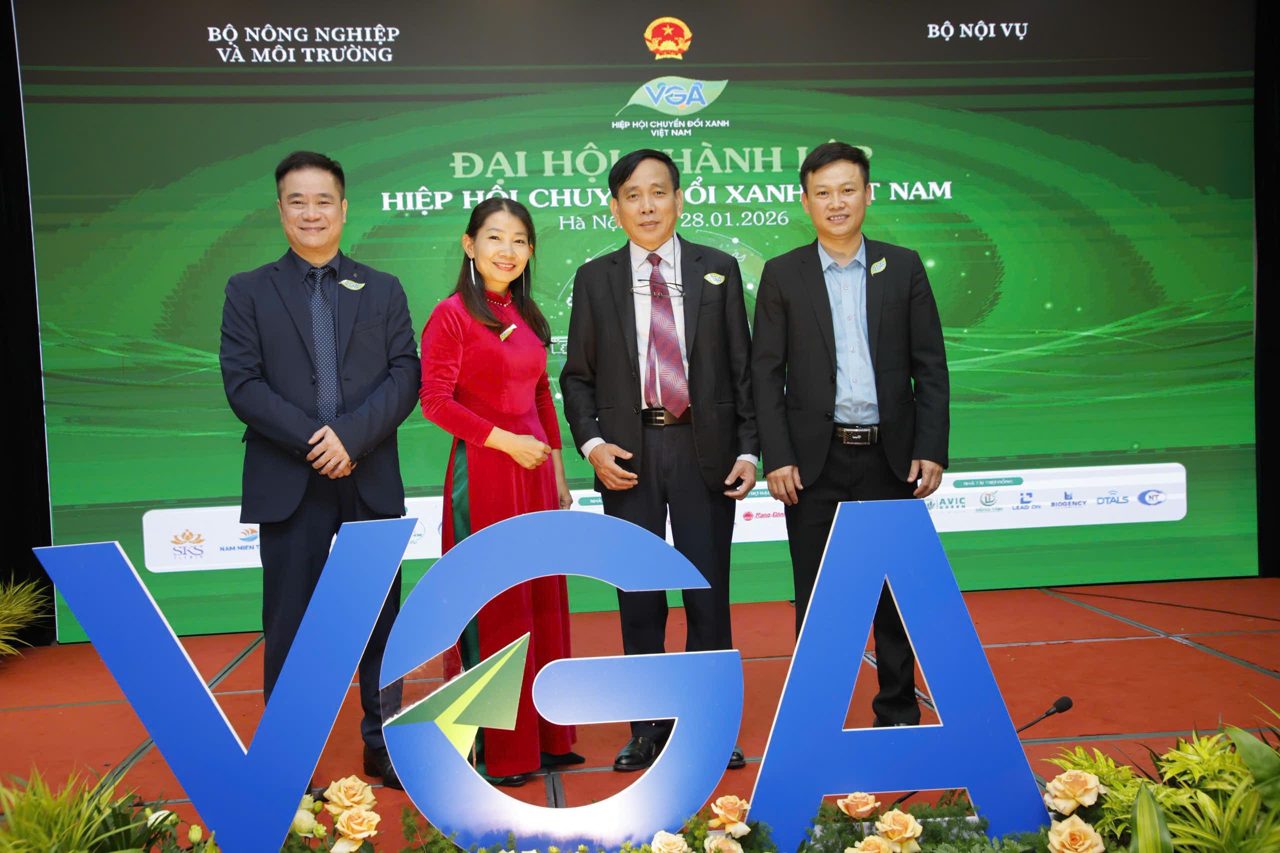 Đại hội Hiệp hội Chuyển đổi xanh Việt Nam (VGA) 2026: Xây dựng bệ phóng "Net Zero" và trợ lực số từ hệ sinh thái ESG